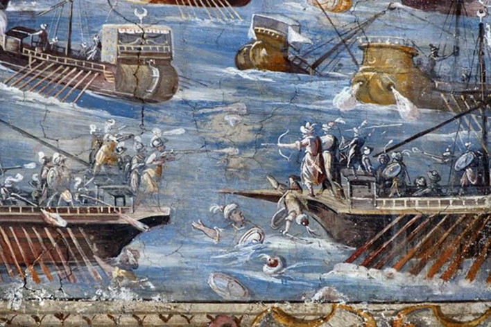Virtù militari e virtù cristiane: Pompeo Colonna alla Battaglia di Lepanto e gli affreschi nel palazzo ducale di Zagarolo
